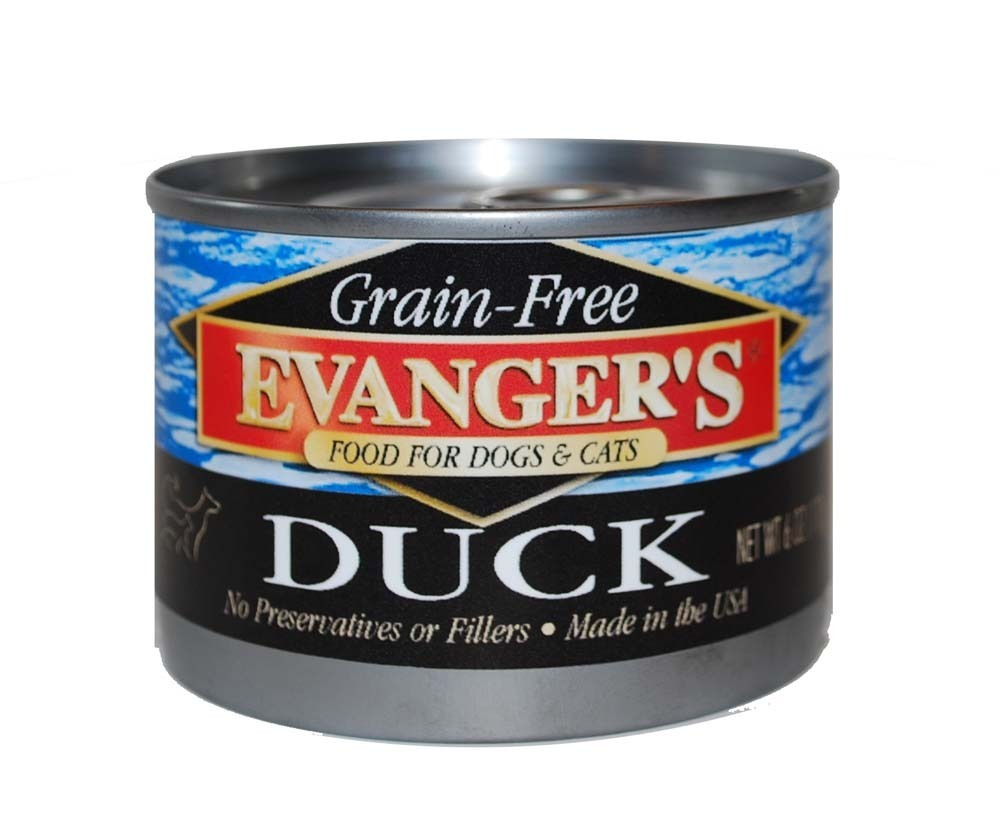 Evanger's Grain Free Duck Canned Dog and Cat Food
