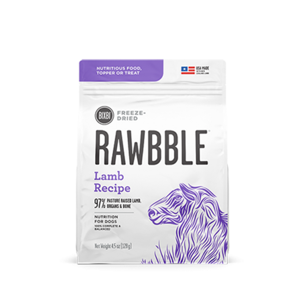 Bixbi Rawbble Freeze Dried Lamb Dog Food
