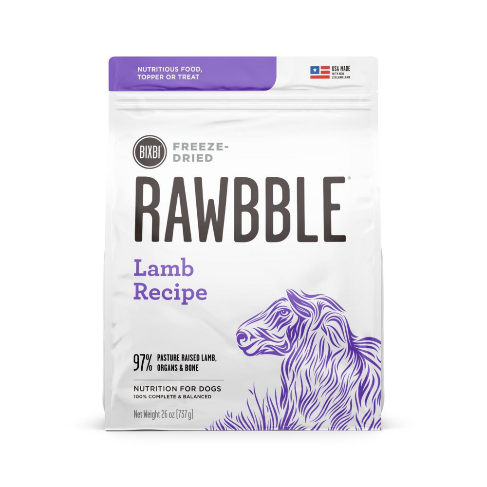 Bixbi Rawbble Freeze Dried Lamb Dog Food