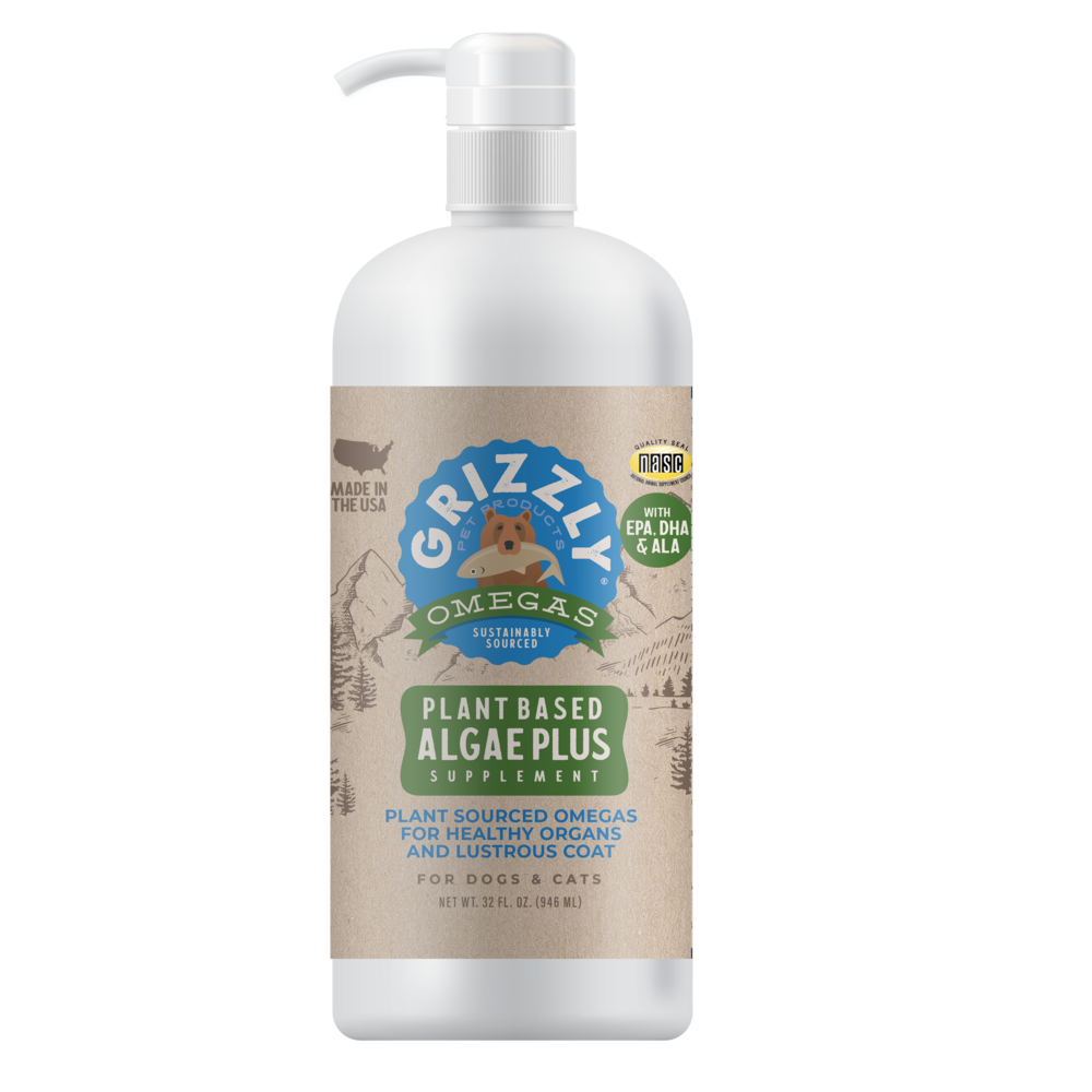 Grizzly Algal Plus Omega 3-6-9 Food Supplement for Dogs and Cats