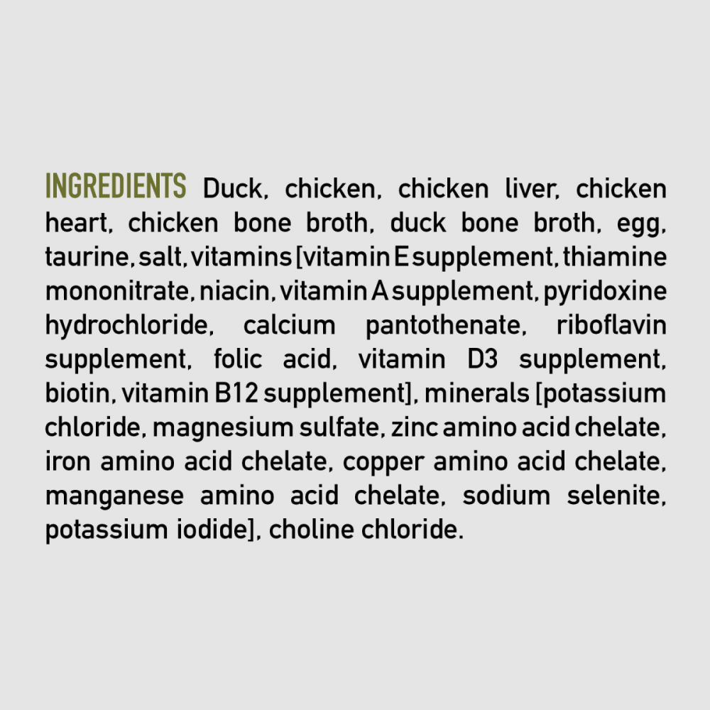 Orijen Duck & Chicken Entree in Bone Broth