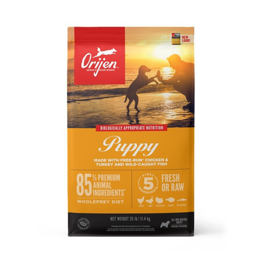 Orijen Puppy Fresh or Raw Dry Food Chicken, Turkey & Fish