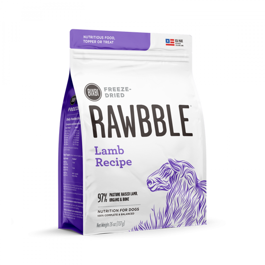 Bixbi Rawbble Freeze Dried Lamb Dog Food