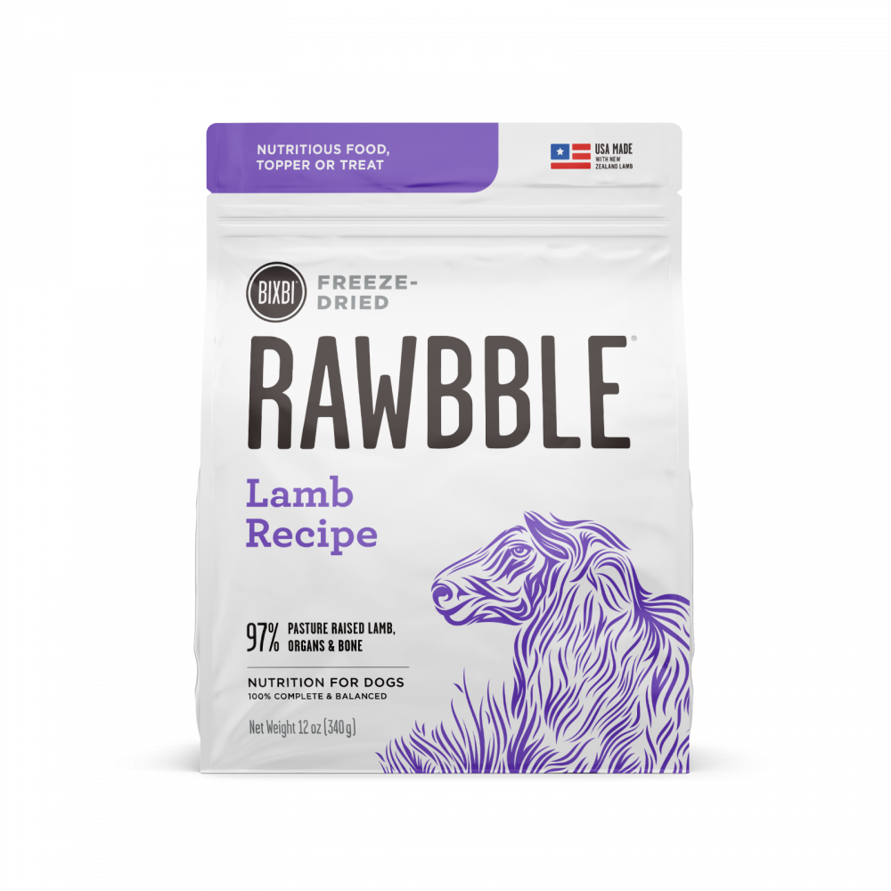Bixbi Rawbble Freeze Dried Lamb Dog Food