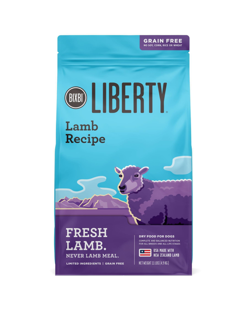 Bixbi Liberty Lamb Kibble Dog Food