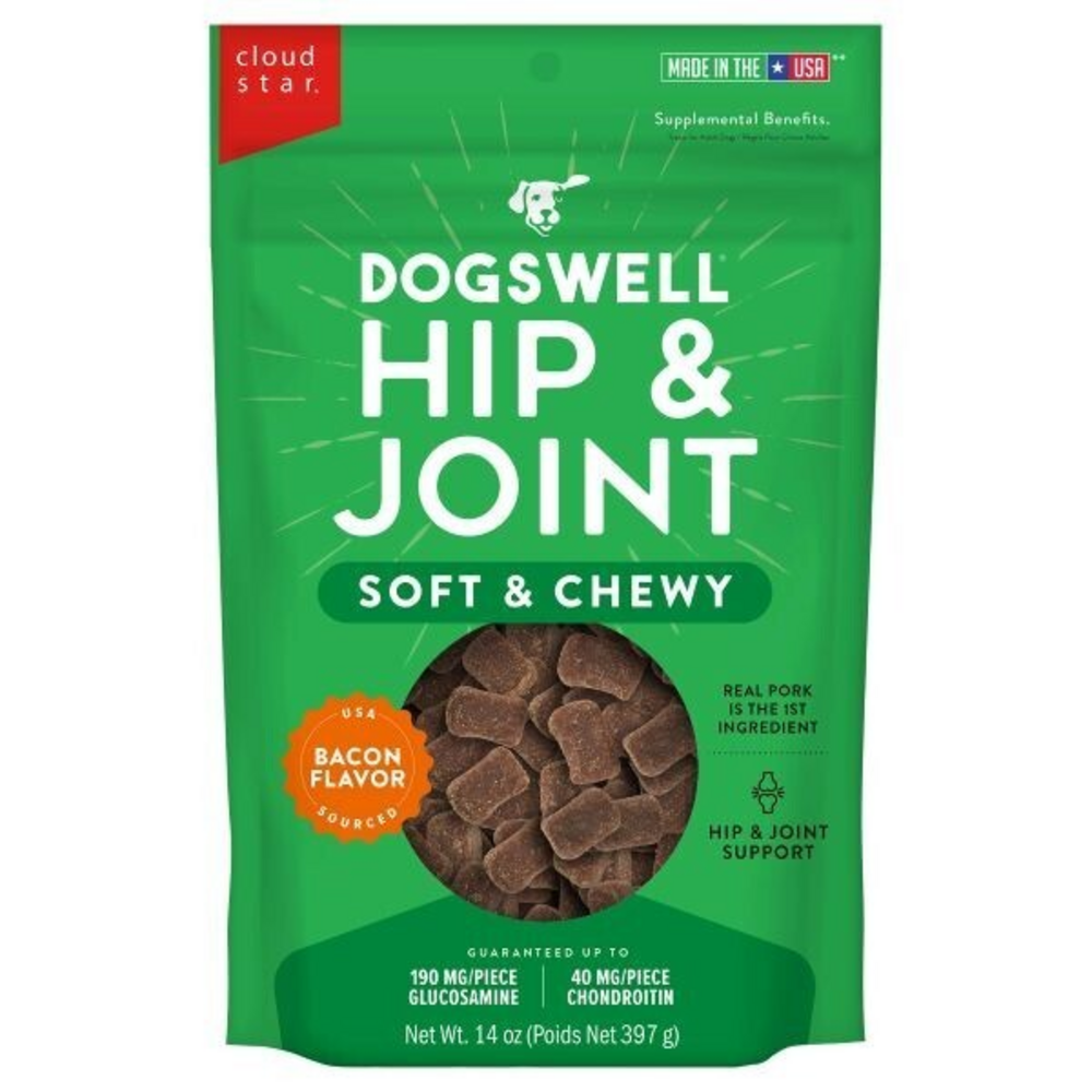Dogswell Hip & Joint Soft & Chewy Bacon Dog Treats