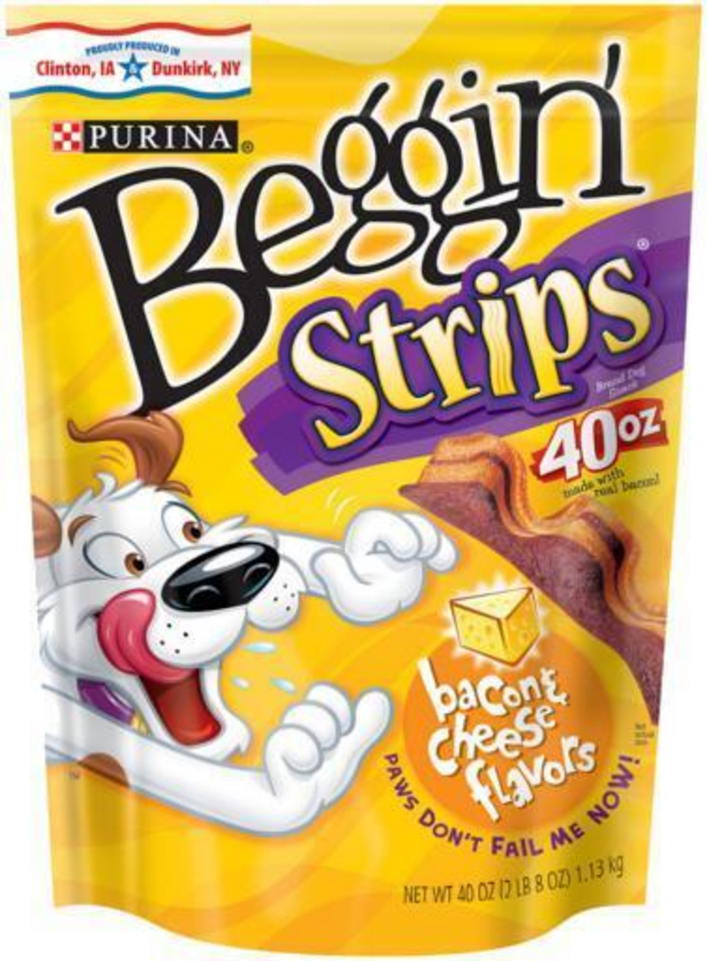 Purina Beggin' Strips Bacon and Cheese Dog Treats