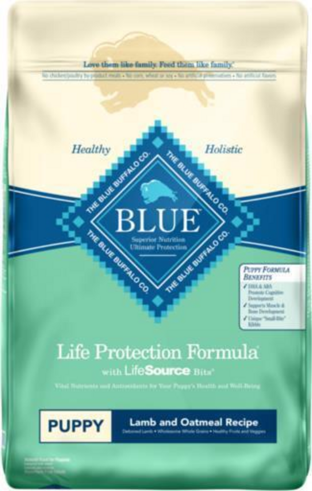 Blue Buffalo Life Protection Formula Puppy Lamb & Oatmeal Recipe Dry Dog Food