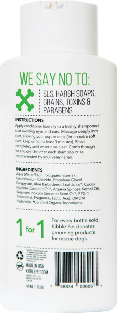 Kibble Pet Silky Coat Grooming Conditioner Aloe Vera Honey