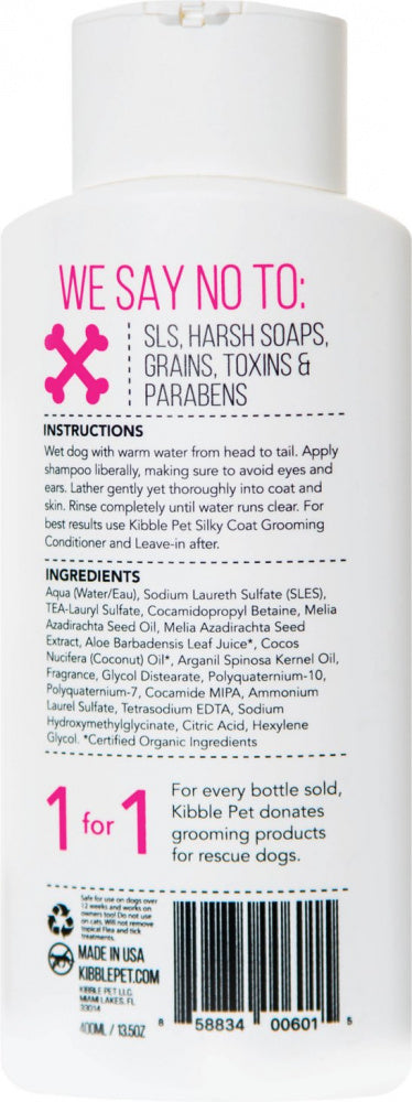 Kibble Pet Silky Coat Grooming Shampoo Warm Vanilla Amber