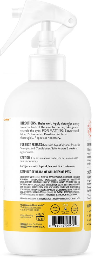 Skouts Honor Probiotic Daily Use Detangler Honeysuckle