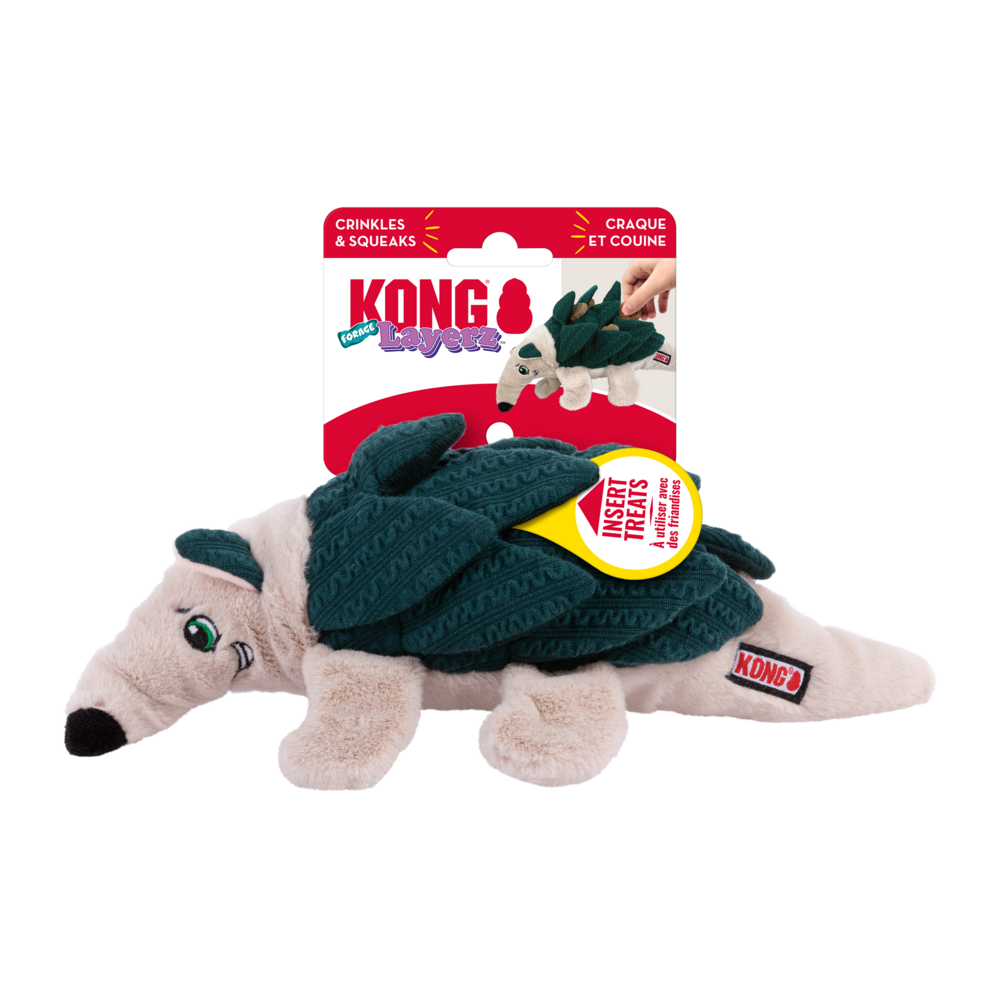 Kong Layerz Forage Armadillo Dog Toy