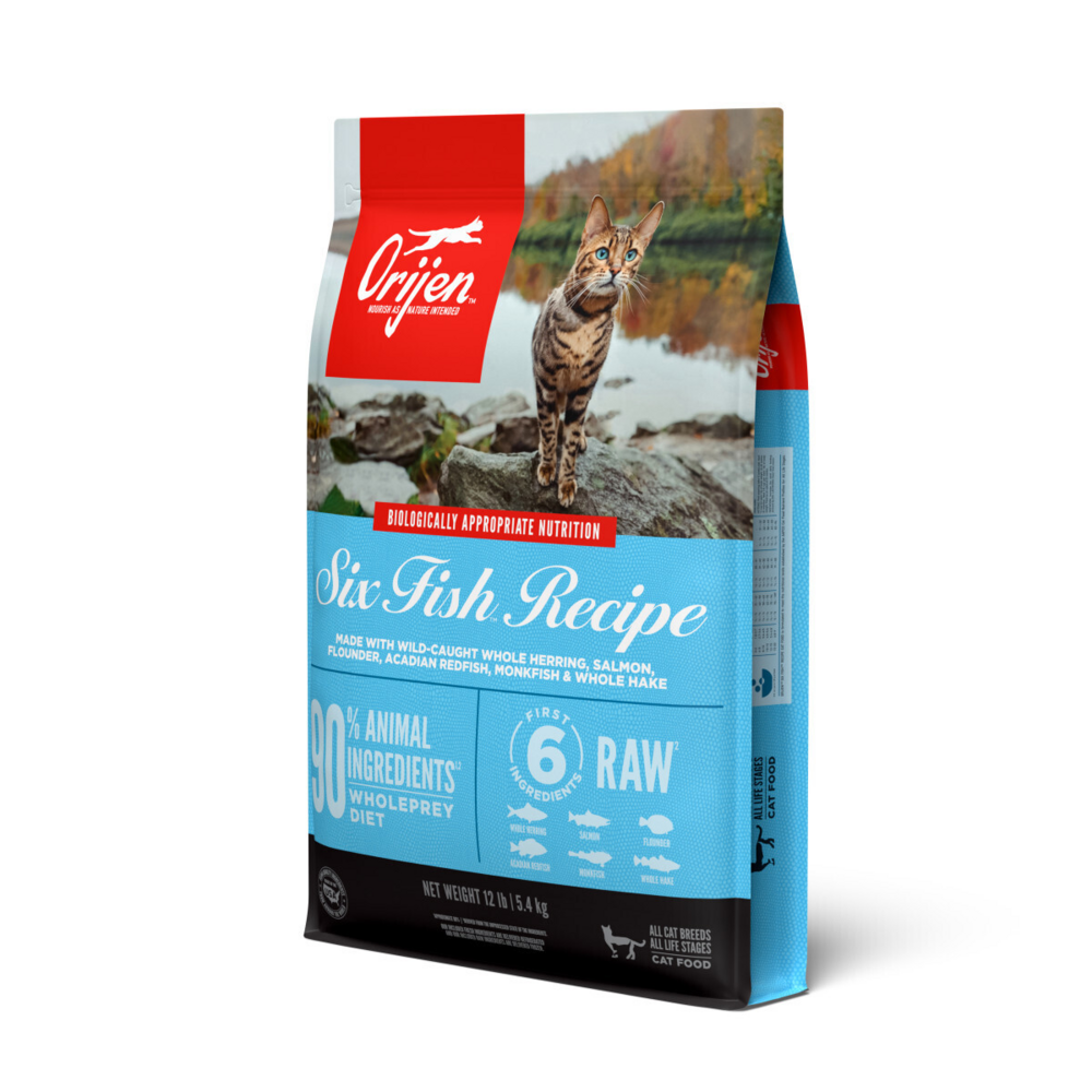 Orijen Grain Free Six Fish Dry Cat Food