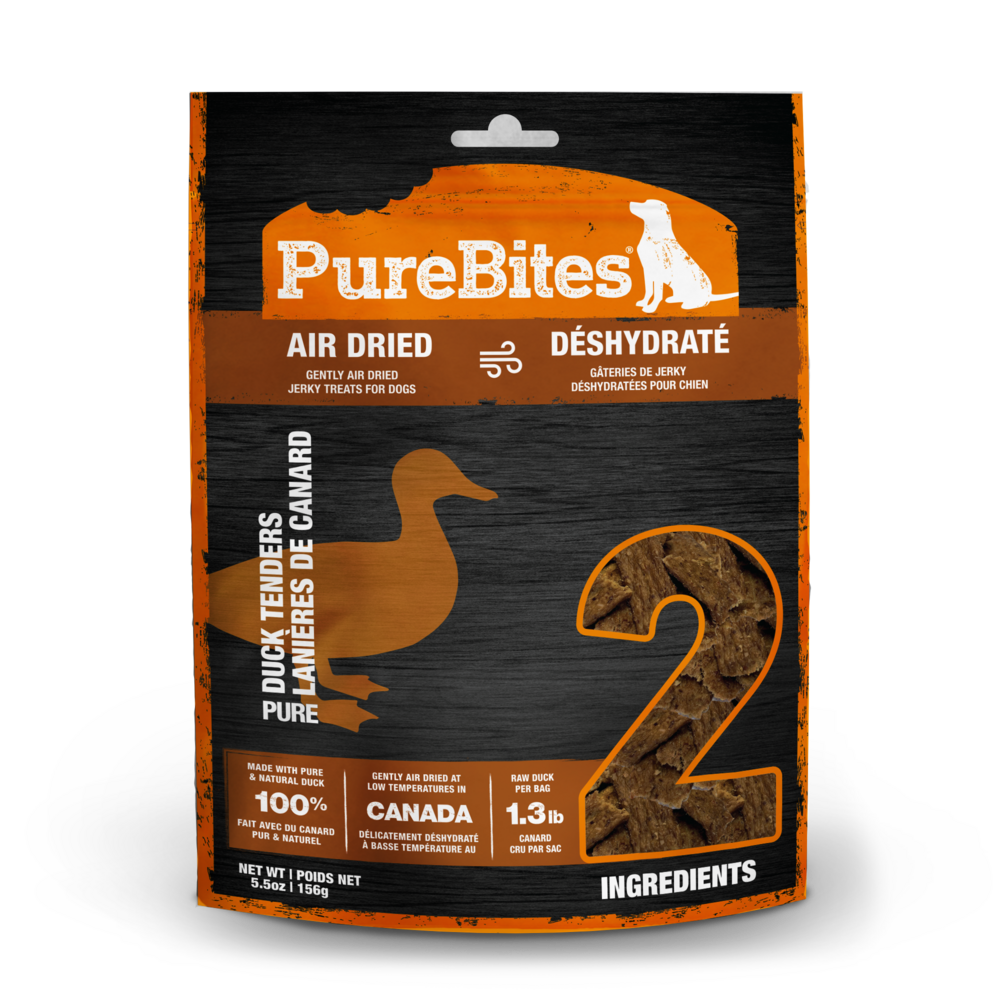 PureBites Duck Jerky Freeze Dried Raw Dog Treats