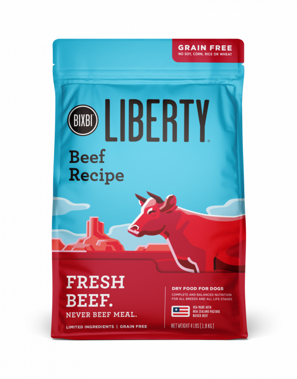 Bixbi Liberty Beef Dry Dog Food