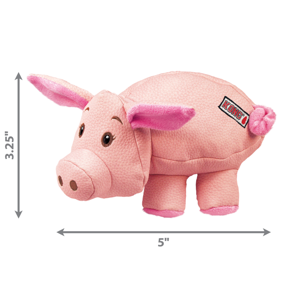 Kong Phatz Pig Plush Dog Toy