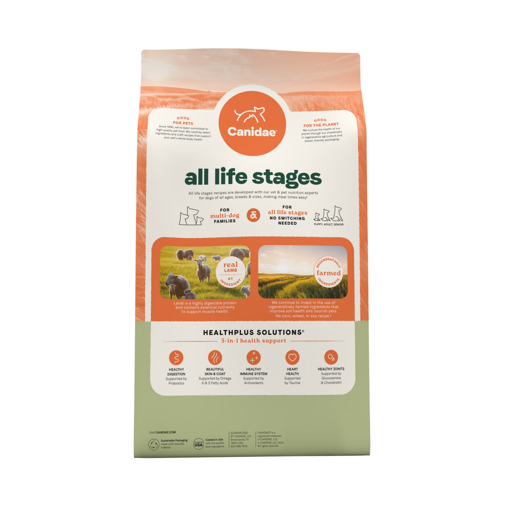 Canidae All Life Stages Dry Dog Food, Real Lamb & Ancient Grains Recipe