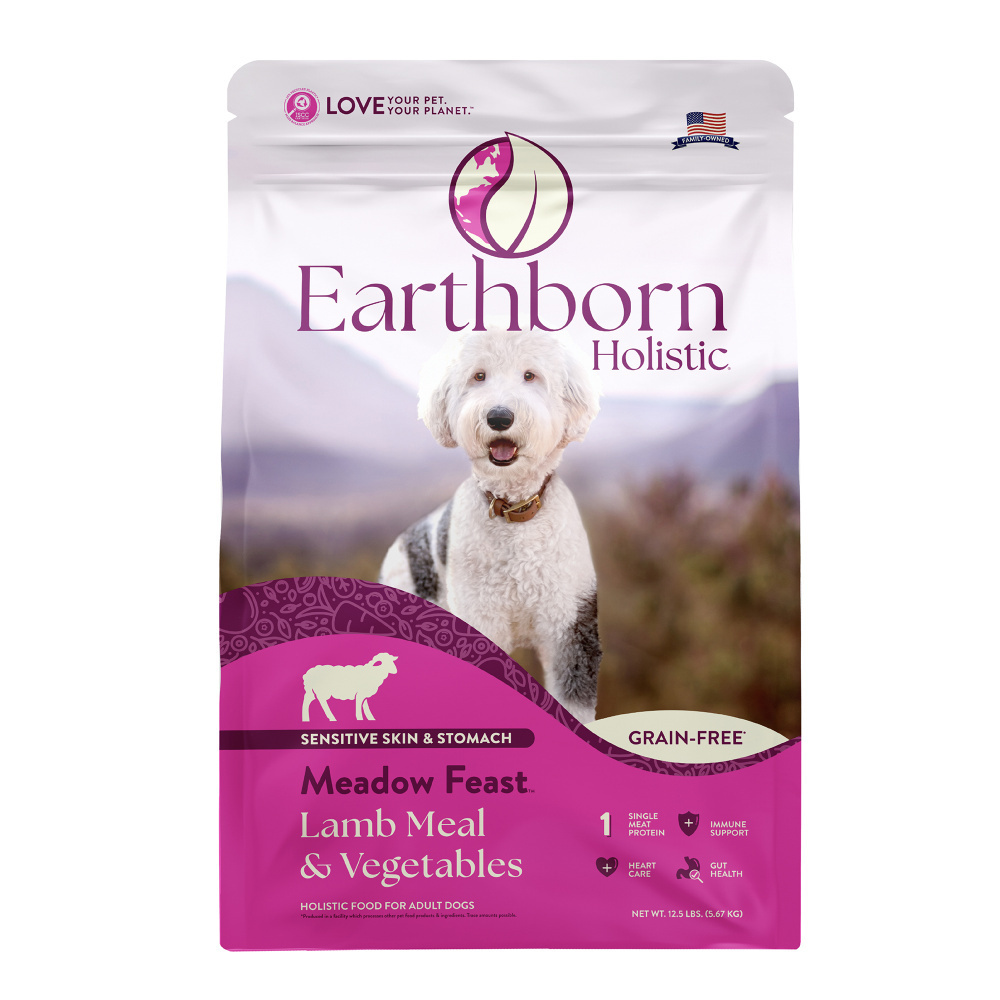 Earthborn Holistic Meadow Feast Lamb Meal & Vegetables Grain Free Dry Dog Food