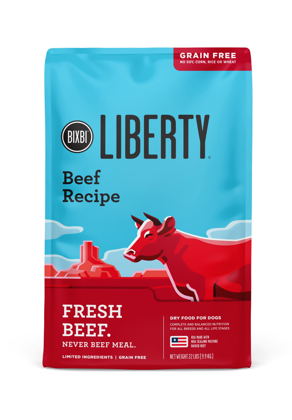Bixbi Liberty Beef Dry Dog Food