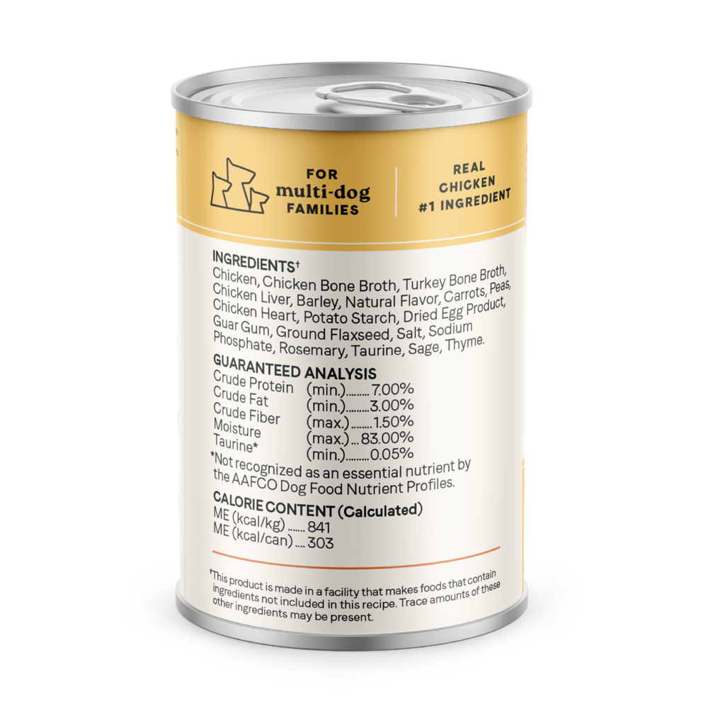 Canidae All Life Stages Wet Dog Food, Chunky Stew Toppers, Chicken & Vegetable Recipe, 12.7 oz.