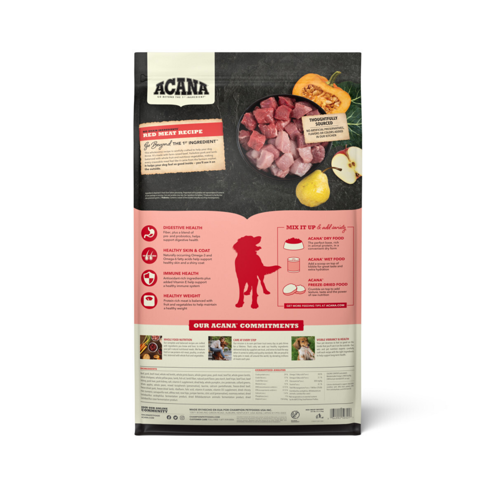ACANA Red Meat Recipe Dry Dog Food