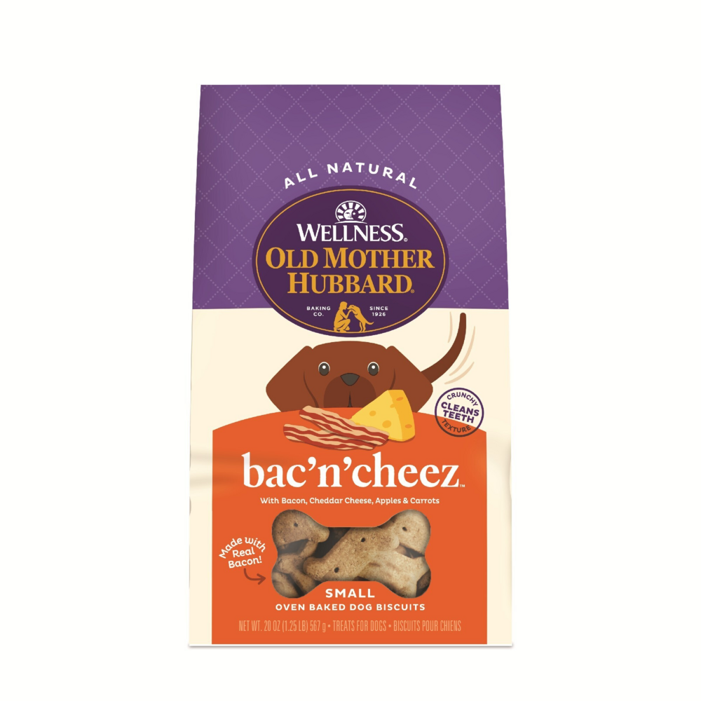 Old Mother Hubbard Crunchy Classic Natural BacNCheez Biscuits Dog Treats