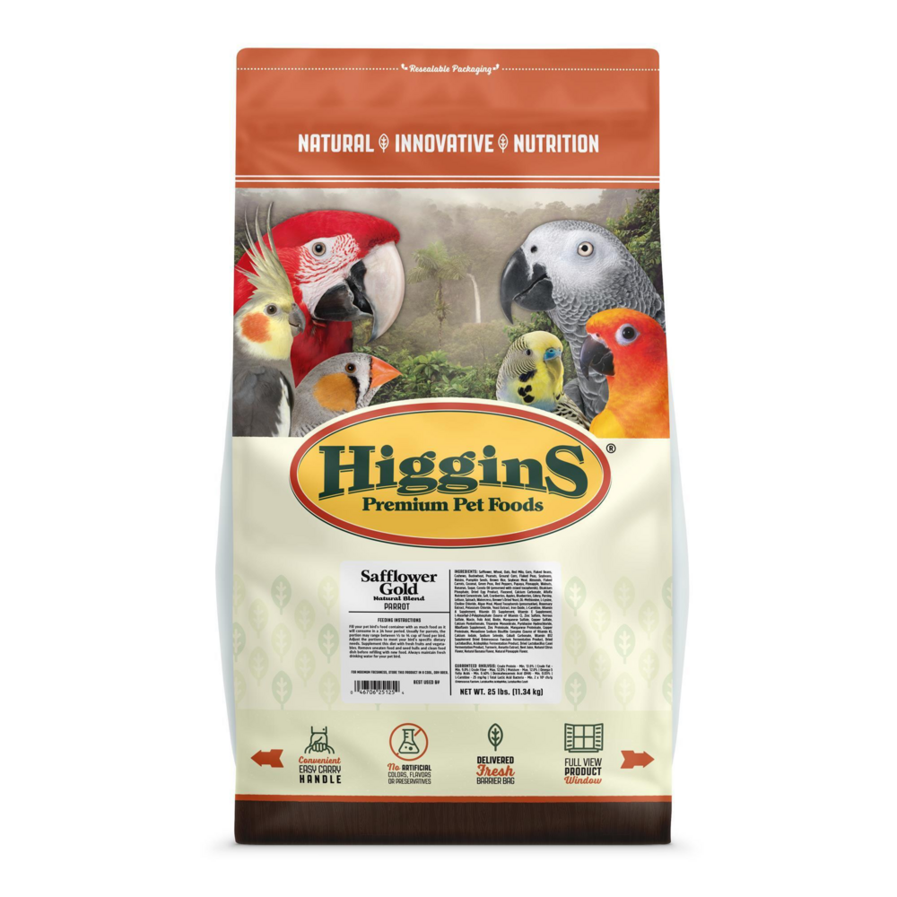 Higgins Safflower Gold Parrot Food
