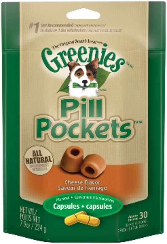 Greenies Pill Pockets Canine Cheese Flavor Dog Treats