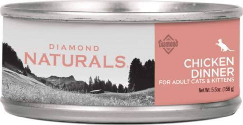 Diamond Naturals Chicken Dinner Adult & Kitten Formula Canned Cat Food