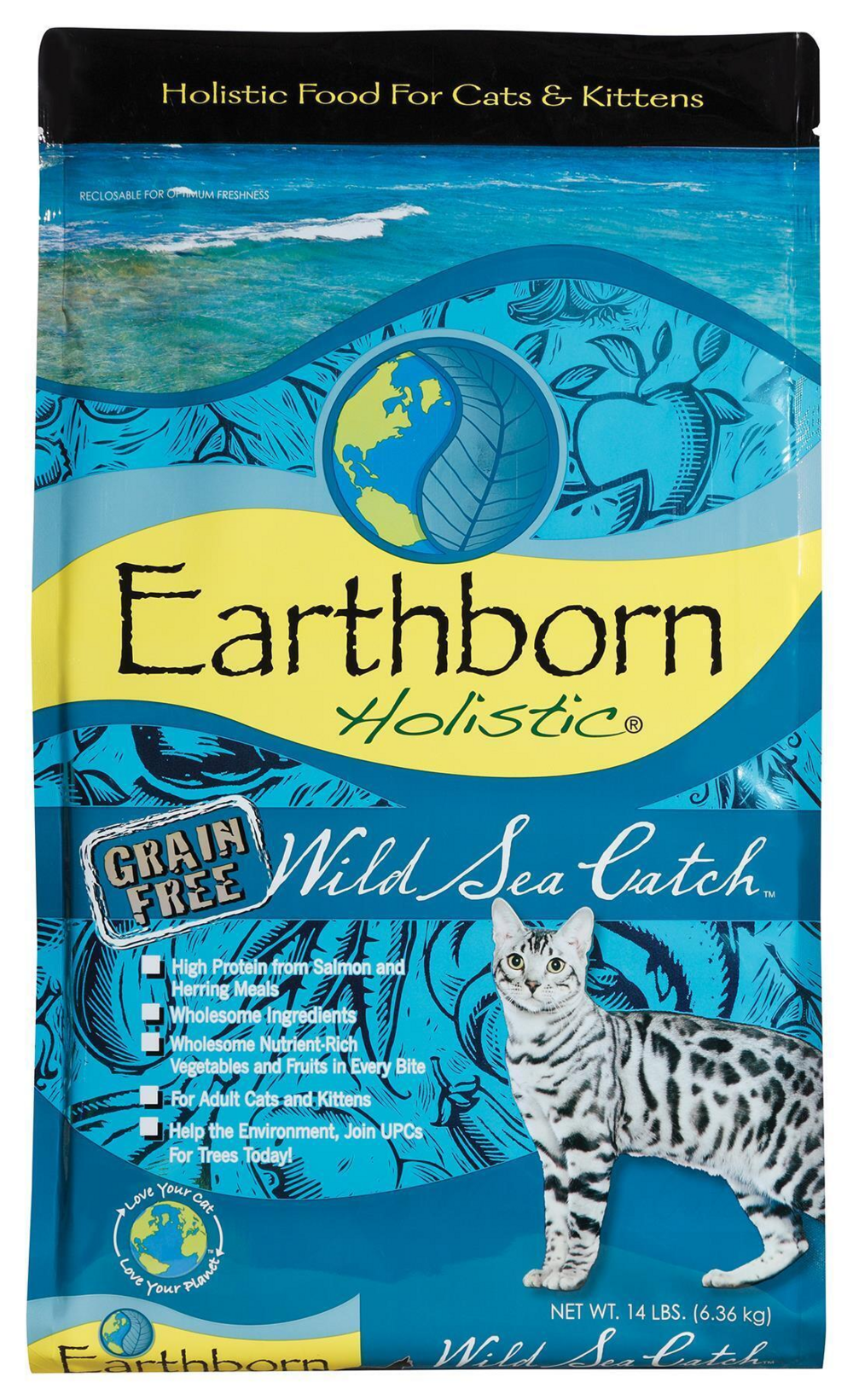 Earthborn Holistic Wild Sea Catch Grain Free Natural Cat Food