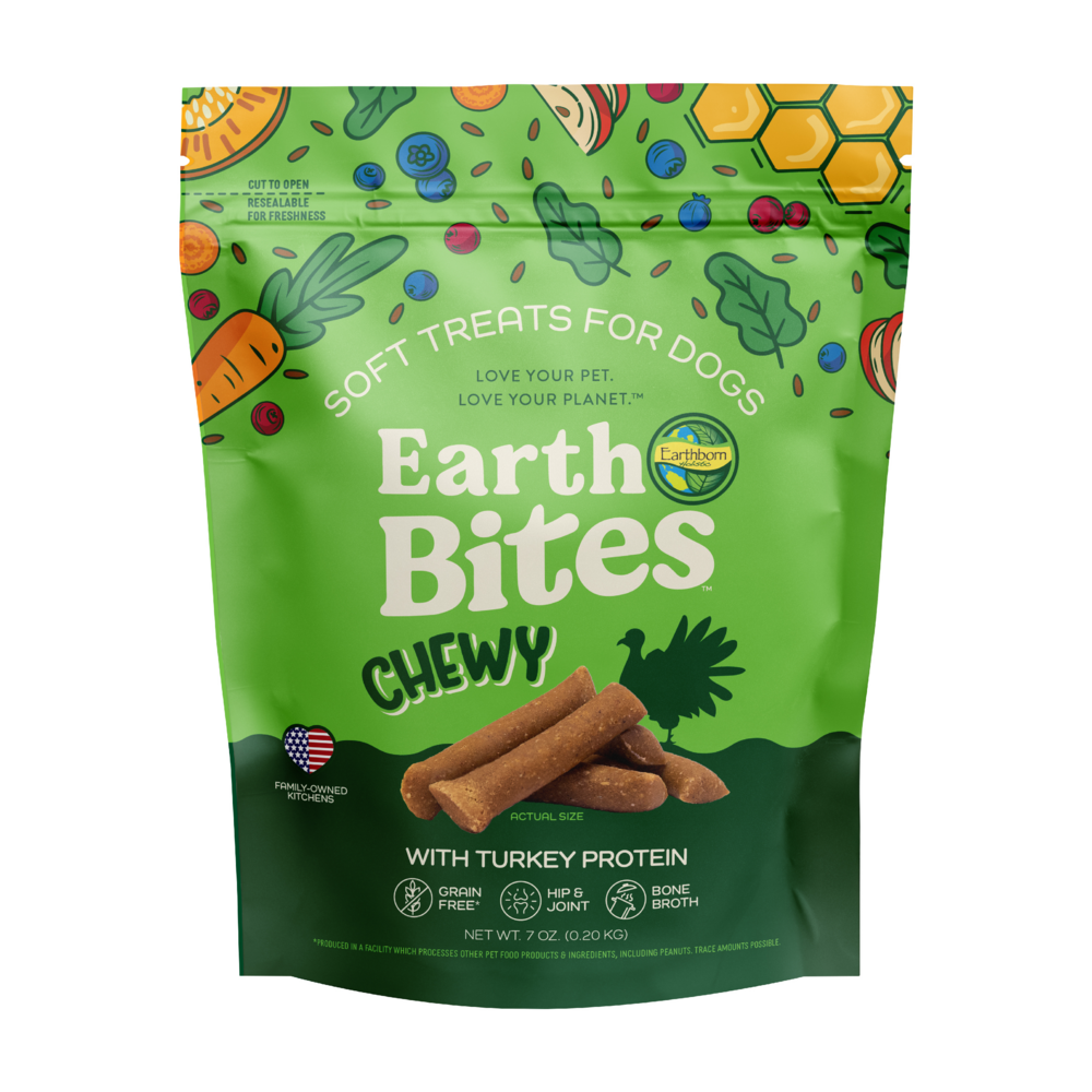 Earthborn Holistic Earthbites Chewy with Turkey Dog Treats