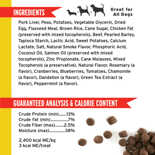 Pet Botanics Training Rewards Soft & Chewy Beef Dog Treats