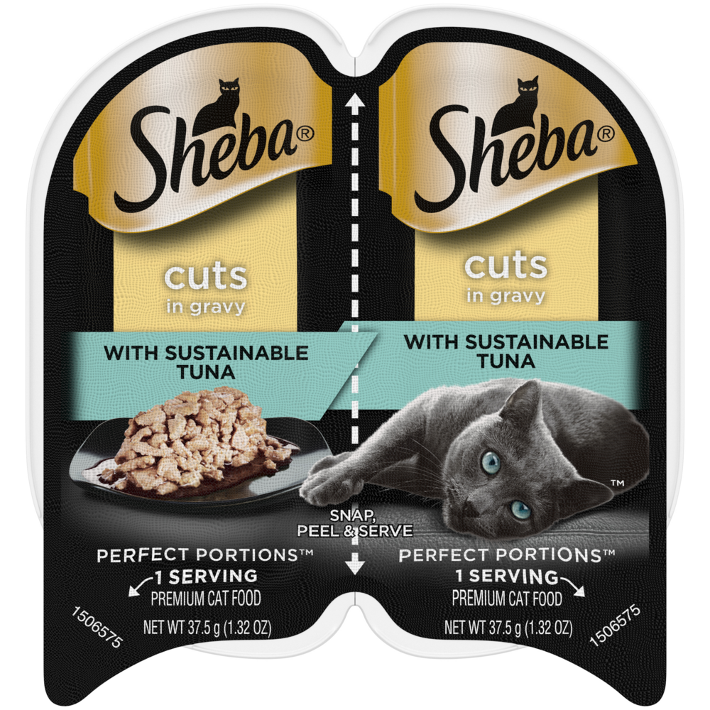Sheba Perfect Portions Cuts in Gravy Signature Tuna Entree Wet Cat Food
