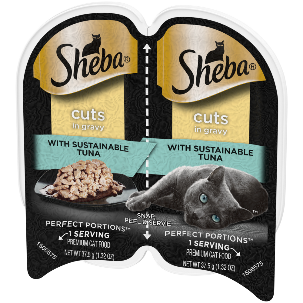 Sheba Perfect Portions Cuts in Gravy Signature Tuna Entree Wet Cat Food