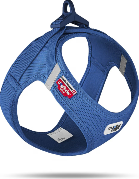 Curli Vest Harness curli Clasp Air-Mesh Blue