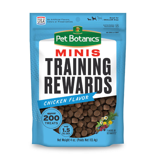 Pet Botanics Training Rewards Mini Soft & Chewy Chicken Dog Treats