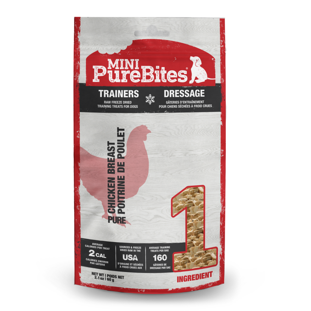 PureBites Mini Trainers Freeze Dried Chicken Breast Dog Treats
