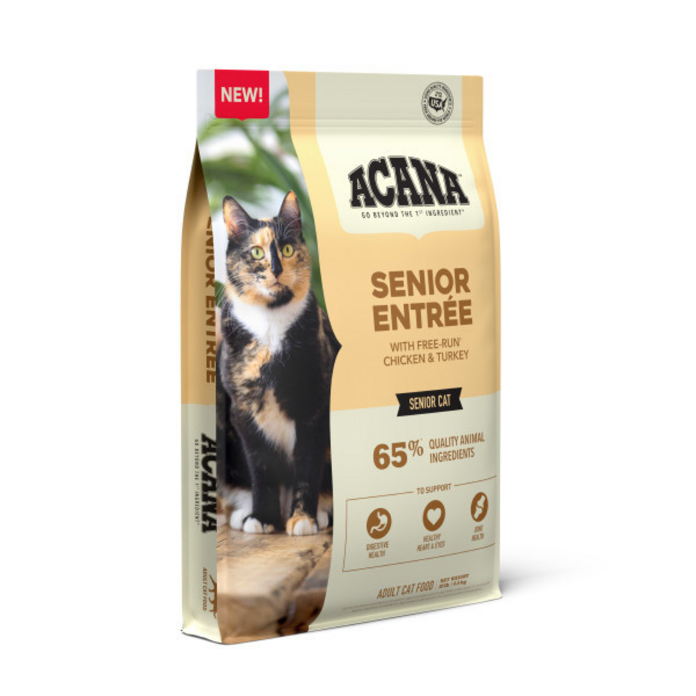 ACANA Senior Entre, Chicken, Turkey, and Duck, Dry Cat Food