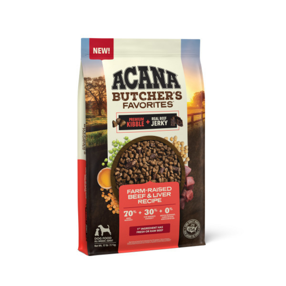 ACANA Butchers Favorites Farm-Raised Beef and Liver Recipe Dry Dog Food