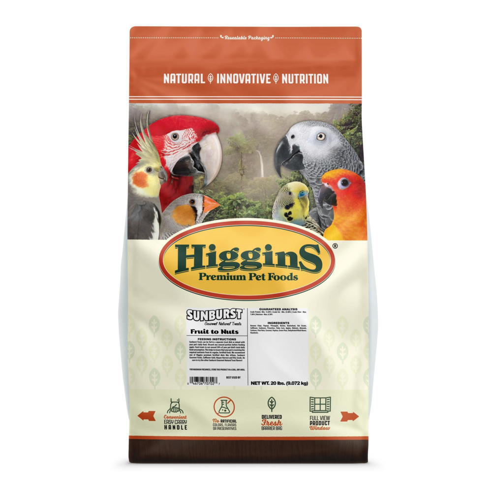 Higgins Sunburst Gourmet Treats Fruit to Nuts