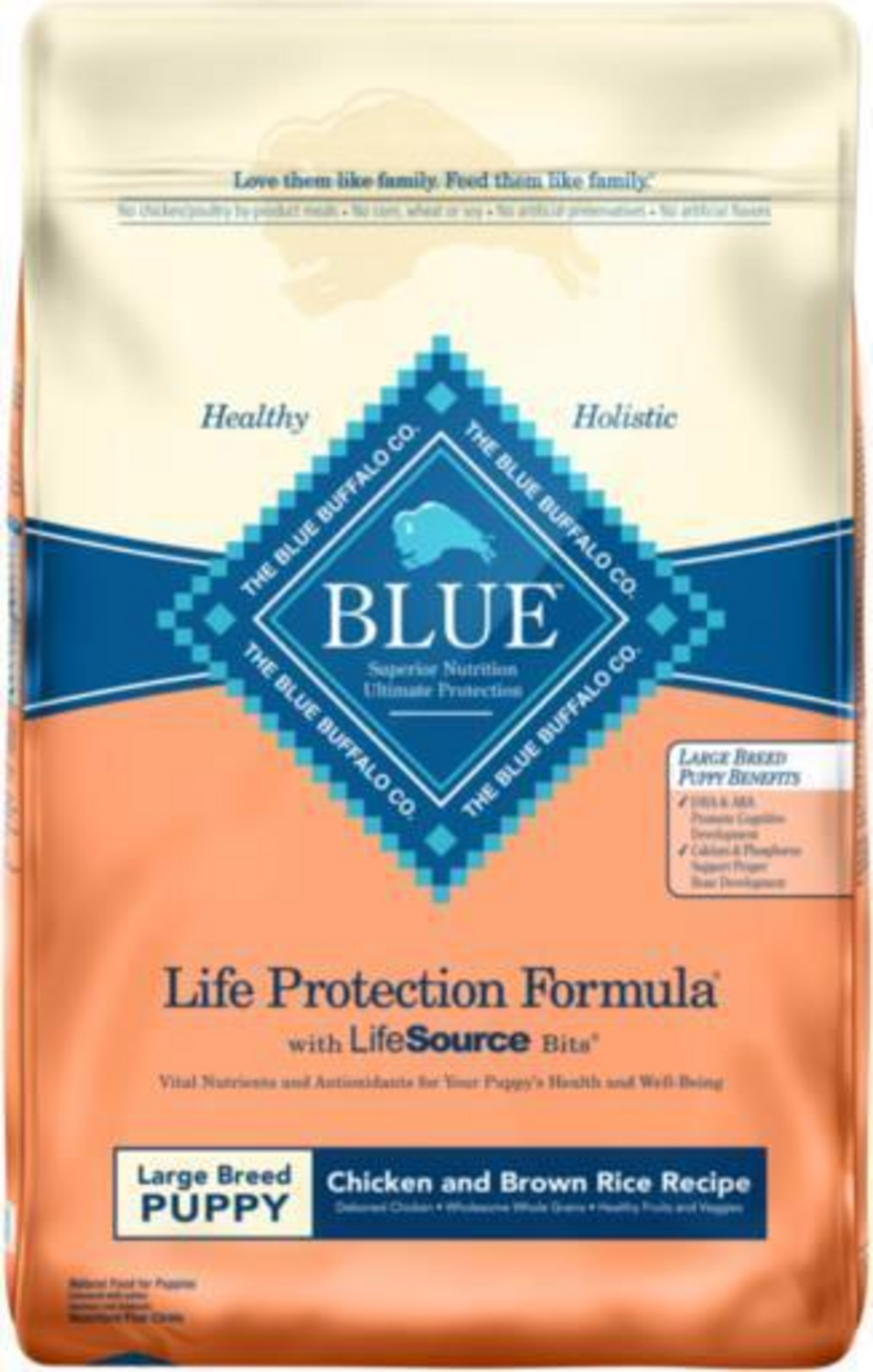 Blue Buffalo Life Protection Formula Large Breed Puppy Chicken & Brown Rice Recipe Dry Dog Food