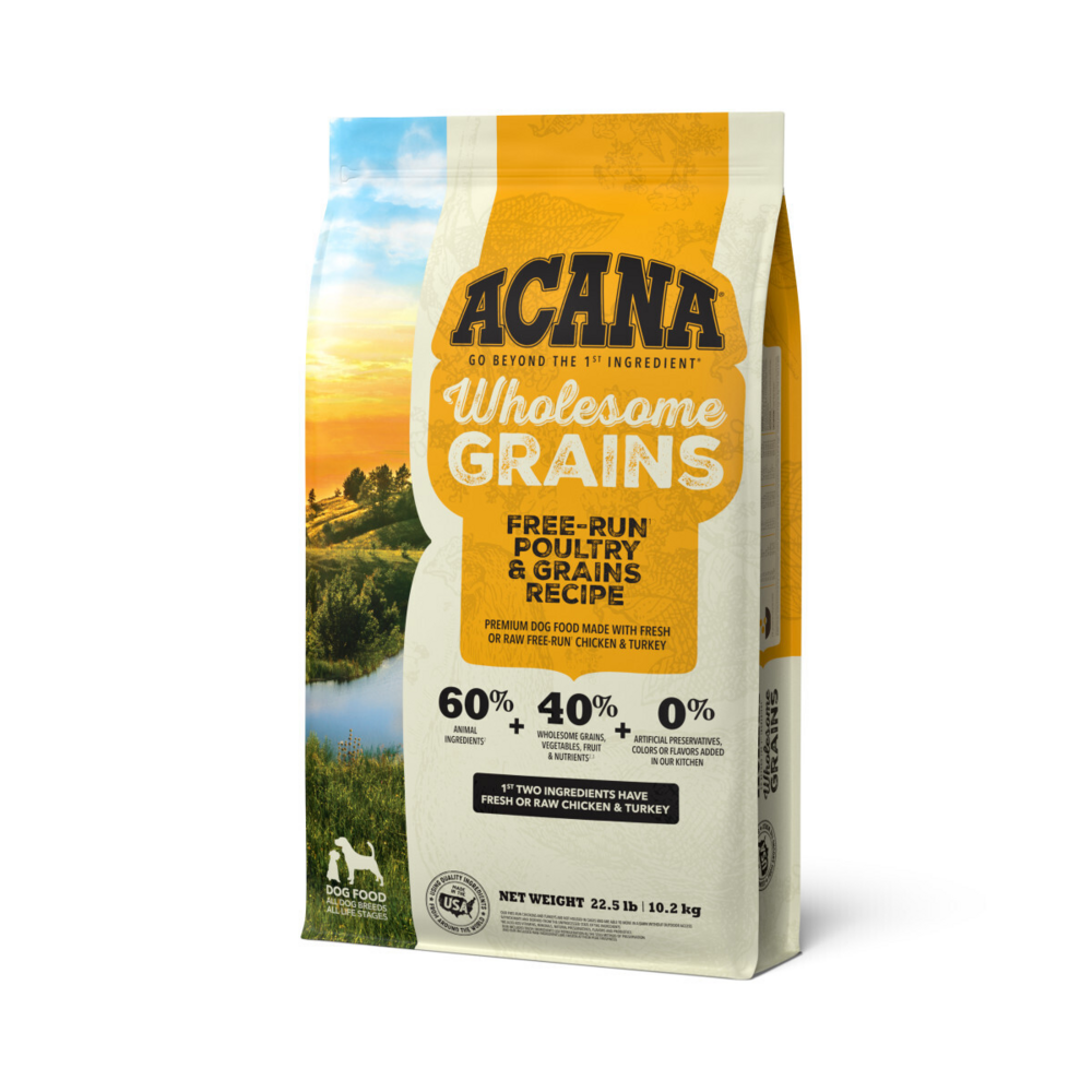 Acana Wholesome Grains Free-Run Poultry & Grains Recipe Dry Dog Food
