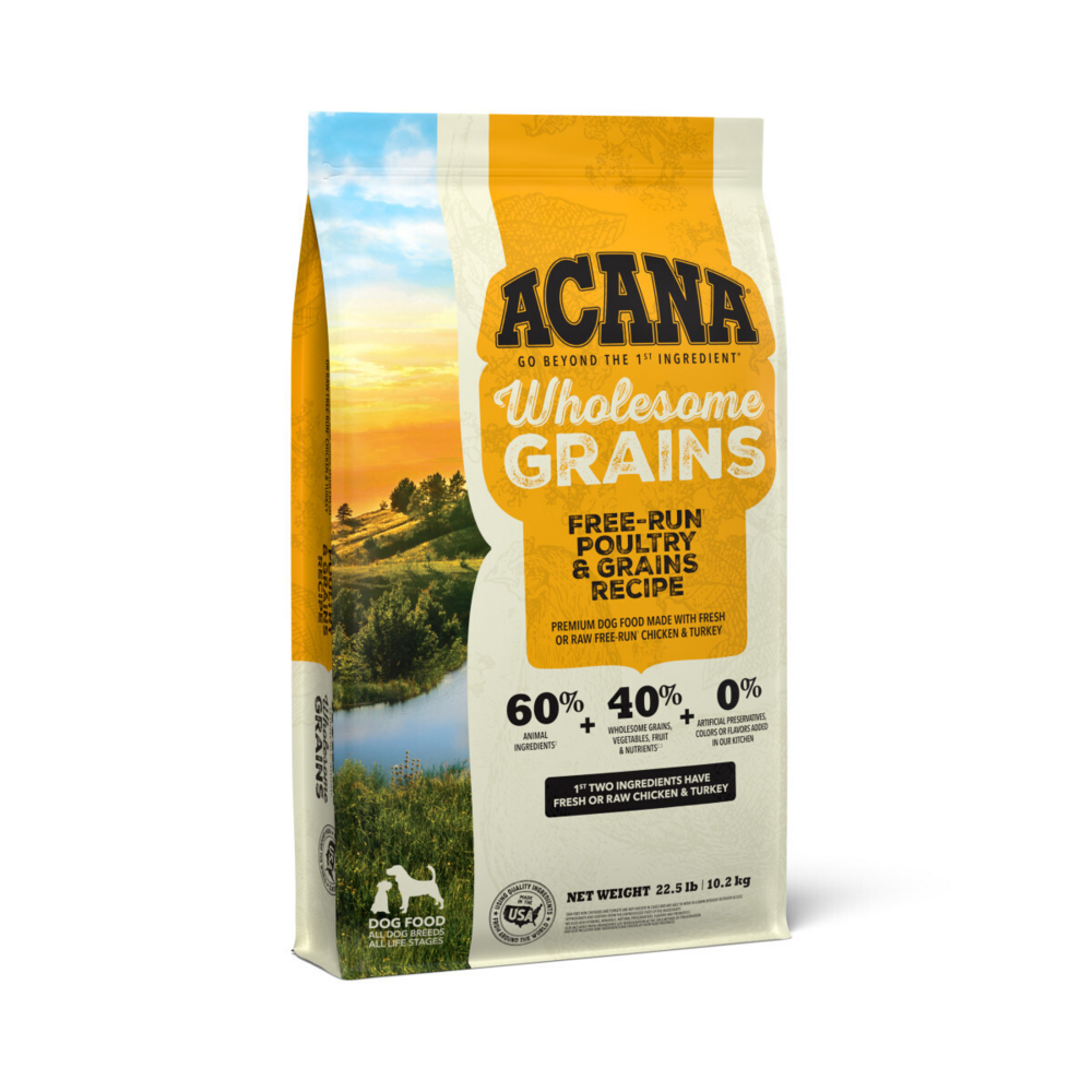 Acana Wholesome Grains Free-Run Poultry & Grains Recipe Dry Dog Food