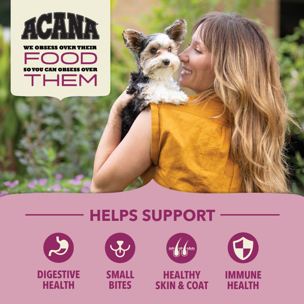 ACANA Wholesome Grains Small Breed Recipe, Real Chicken, Eggs & Turkey Dry Dog Food