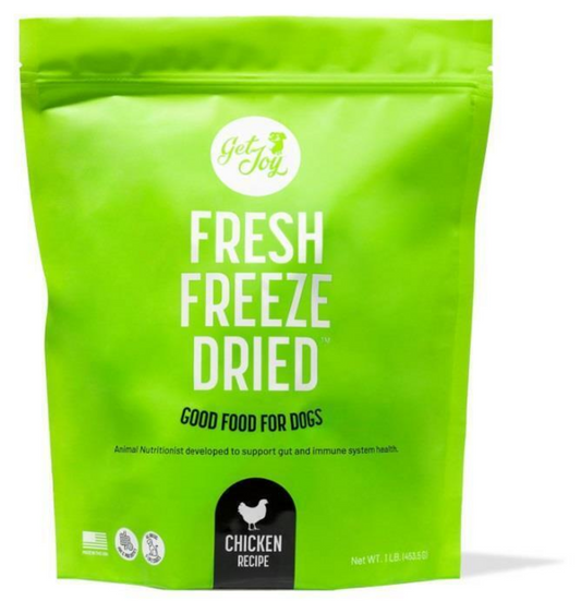 Get Joy Fresh Freeze Dried Raw Chicken Dog Food