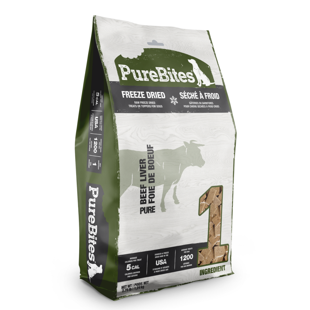 PureBites Freeze Dried Beef Liver Dog Treats