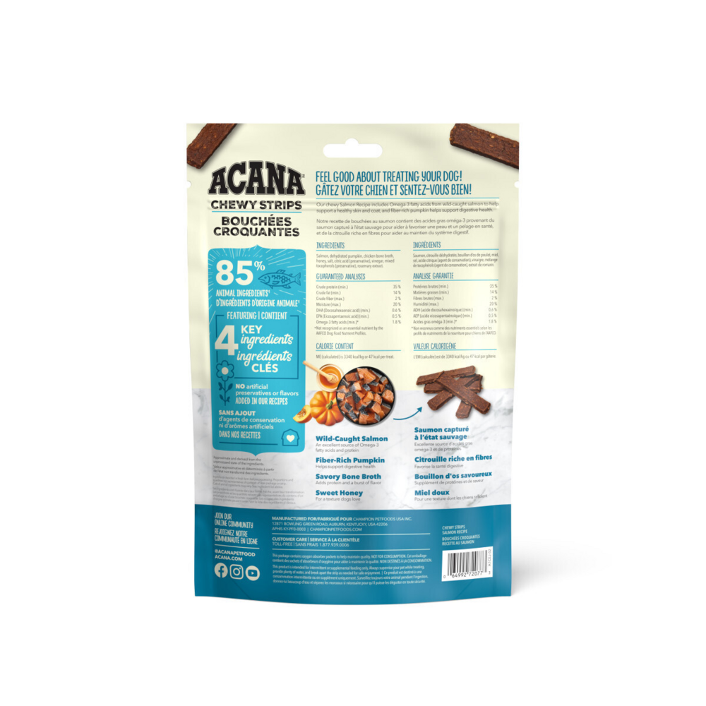 ACANA Chewy Tenders, Salmon Dog Treats