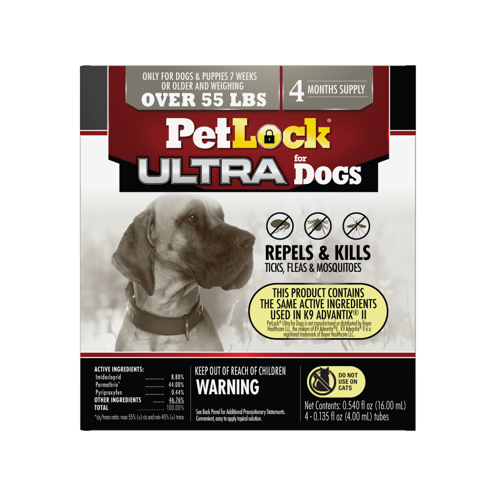 Petlock Ult Max Flea & Tick for Dogs