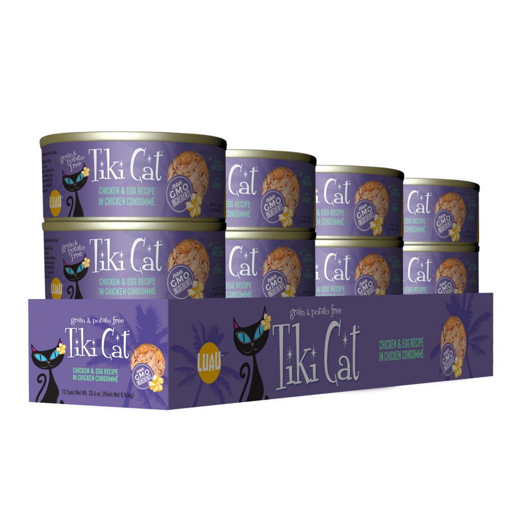 Tiki Cat Koolina Luau Grain Free Chicken With Egg In Chicken Consomme Canned Cat Food
