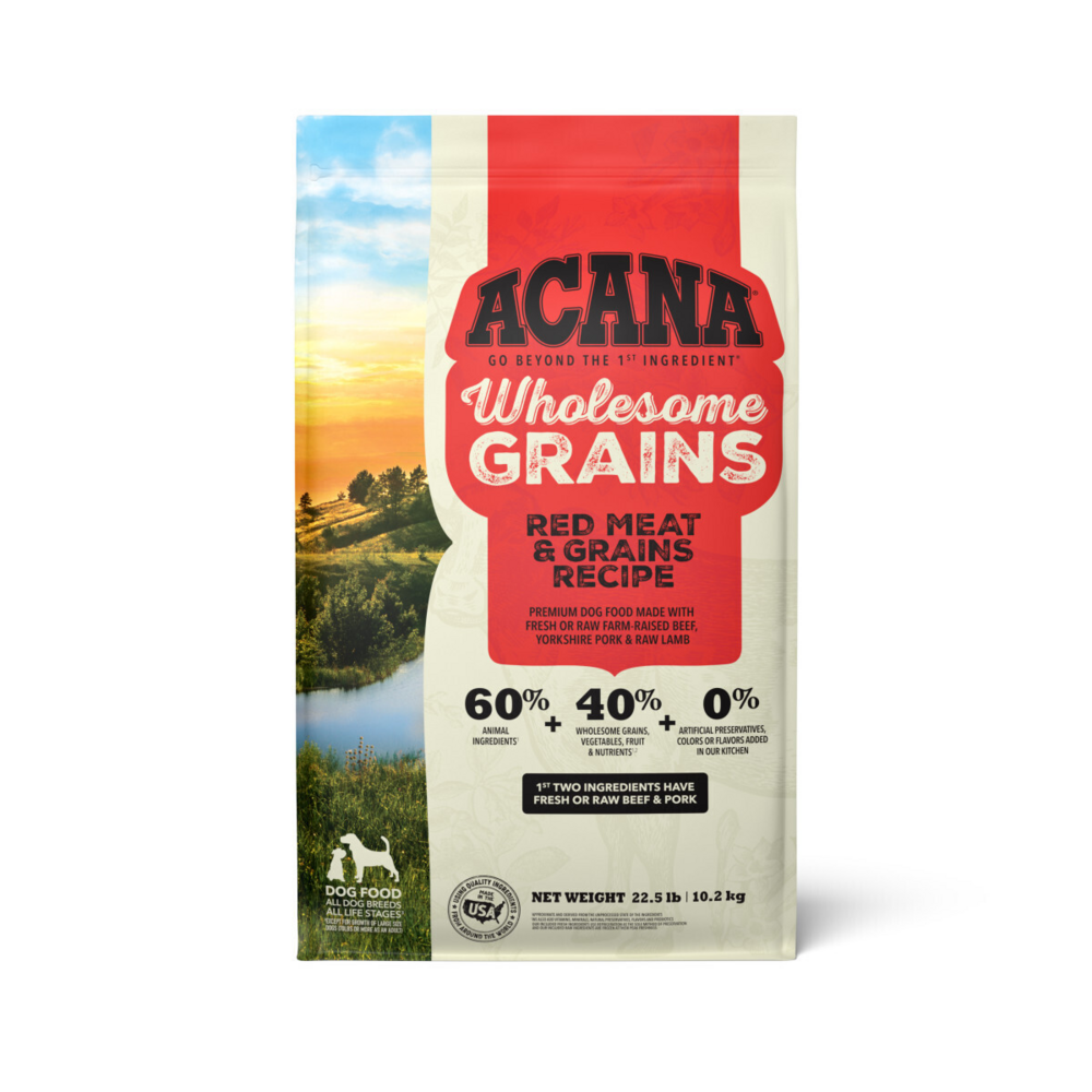 Acana Wholesome Grains Red Meat & Grains Recipe Dry Dog Food